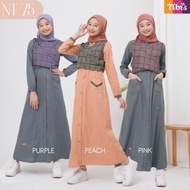 GAMIS REMAJA NIBRAS NT 075 / GAMIS ANAK NIBRAS TERBARU / BAJU MUSLIM