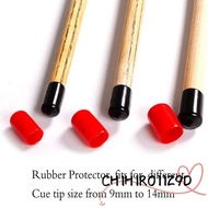 CHIHIRO11Z9D 10pcs Head Protector, Replacement Ferrule Slip-on Tip Cover, Protective  Rubber Snooker