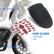 New Motorcycle Accessories Front Extender Fender Plastic Black For Honda CL500 CL 500 cl500 2023 202