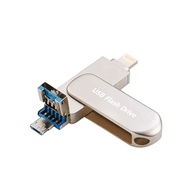2TB 3 in 1 Suitable for iPhone Thumb Drive USB3.0 High Speed Flash Drive Memory Stick