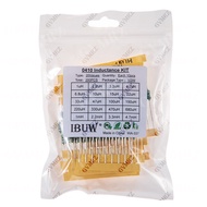 1/4W 0410 0307 1/2W 1UH Color Ring Inductor Assortment 10UH 100UH Inductor Assorted Set Kit