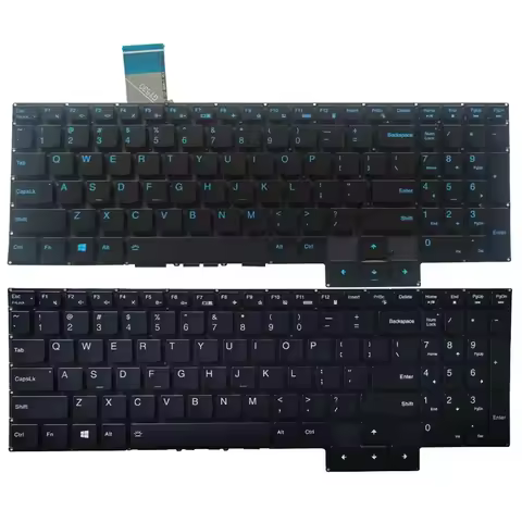New Laptop US Blue/White Backlit Keyboard For Lenovo Ideapad Gaming 3-15ACH6 3-15ARH05 3-15IHU6