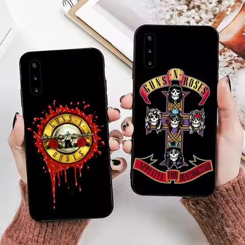 G-Guns N Roses Rock Band Phone Case For Samsung Galaxy A13,A21s,A22,A31,A32,A52,A53,A71,A80,A91 Soft