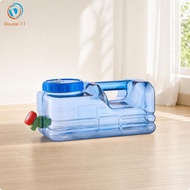 [Dovewill] Water Container with Faucet Translucent Water Storage Bucket 5.5L