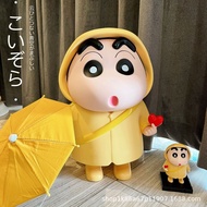 []Series Raincoat Bixin Shin-chan Doll Toy Crayon Shin-chan Figurine Cartoon Model8888