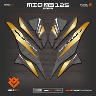UV TRANSPARENT STRIPING MIO M3 125 IP 37 YAMAHA M3/Z/S 125 CLEAR MATERIAL STICKER MIO 125 2014