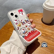 Red Hello Kitty Phone Case For Samsung Galaxy S22 S21 S20 S10 FE Note 20 Ultra 10 Plus 10+ A73 A72 A