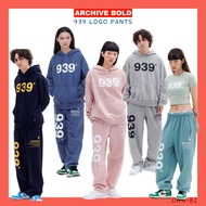 [ARCHIVE BOLD] 939 LOGO PANTS / JOGGER AVAILABLE / UNISEX 5COLOR 3SIZE / KOREA STYLE / DAILY