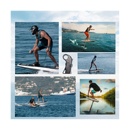 2.4Ghz Mini Remote Controller Wireless Charging for Electric Surfboard and Skateboard Controller Acc