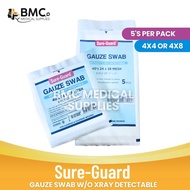 Sure-Guard Sterile Gauze Pad - 4x8x5,4x4x5,4x4,3x3,2x2 (8xPLY) (Sold Per Piece)