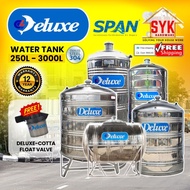 SYK Free Shipping Deluxe Water Tank SUS304 Stainless Steel Water Tank Tangki Air Rumah Tangki Air St