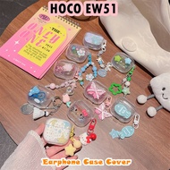 【Discount】For HOCO EW51 Case Earphone Case DIY Cute Cartoon Soft Silicone Casing