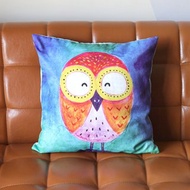 kami插畫抱枕/枕頭/靠墊-夢境貓頭鷹