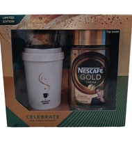 Nescafe Gold Crema Instant Coffee 200g. + แก้ว (Gift Set) เนสกาแฟ โกลด์ เครม่า กาแฟสำเร็จรูป กิ๊ฟเซ็ต