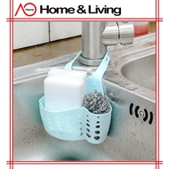 AO Home Kitchen Organizer Sink Hanging Basket Buckle Water Tap Collect Bag Silicone Drain Basket Kitchen Sink Drain