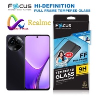 ฟิล์มกระจก เต็มจอ โฟกัส Focus Realme 12 / 11 / 11X / GT Neo 2 / Master / GT 2 / 9  / 9i / 8 / 5 / 6 / 5s / 5i / 6i / C3 / C3s / X50 / X7 / C55 C51 C53  C12 7 pro plus full frame tempered glass