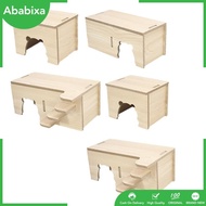 [Ababixa] Hamster House with Window Pet Hideout for Mice Gerbils Hamster