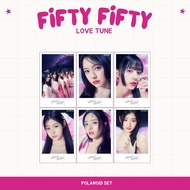 FIFTY FIFTY LOVE TUNE PATTERN (CONTENTS 6 PCS + 2-SIDED LAMINATION) SIGNED KPOP PHOTOCARD CARDS KORE