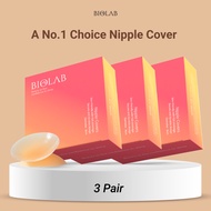 BIOLAB Nipple Cover Nubra | 8CM Silicone Skin Bra | Seamless Waterproof A-C Cup (3 Pair)
