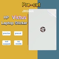 HP Laptop Sticker HP Victus Gaming Laptop Skin 15.6'' inch Matte Transparent 3 Sides Skin HP Victus 
