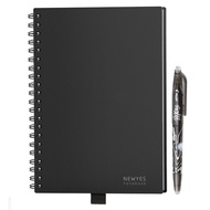 NEWYES A5 Erasable Smart Notebook Wirebound Notebook Paper Reusable for Writing with cloth and erasa
