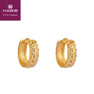 HABIB Oro Italia Auberon Gold Earring, 916 Gold