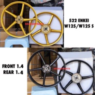 522 SPORT RIM W125 WAVE125 WAVE125-S WAVE125-X SIZE 1.4/1.4 SIAP FREE BEARING BUSH RIM ENKEI SP522 W