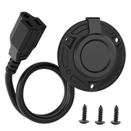 RV Shore Power Inlet Charger Plug 15 Amp AC Port Plug 125 Volt Power Inlet Socket and Waterproof RV 