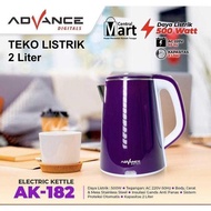 Teko Listrik Advance Kapasitas 2 LIter AK182 Ungu
