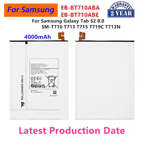 Brand New Tablet EB-BT710ABA EB-BT710ABE 4000mAh Battery For Samsung Galaxy Tab S2 8.0 SM-T710 T713 