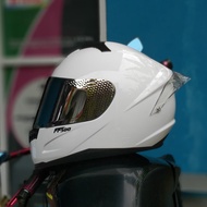 RSV FF500 White Visor Silver Spoiler GPR Clear