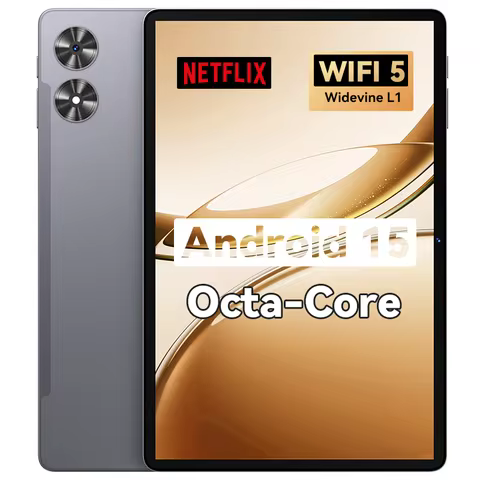 SVITOO 11-inch Tablet Android 15 16GB RAM 128GB ROM Octa-Core T606 8000mAh Battery Type-C Widevine L
