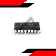 CD4033 DIP IC CD4033BE CMOS Decade Counter Divider with 7-Segment Decoded Output and Ripple Blanking