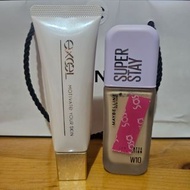 Maybelline粉底液 Excel隔離霜