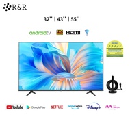 4K 55 Inch 43 32 Inch Android 12.0 13.0 Smart TV Google Play TV  Netflix Youtube Local Channel