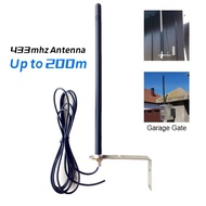 Automatic remote control outdoor antenna work with gate control,garage command,remote control 433mhz