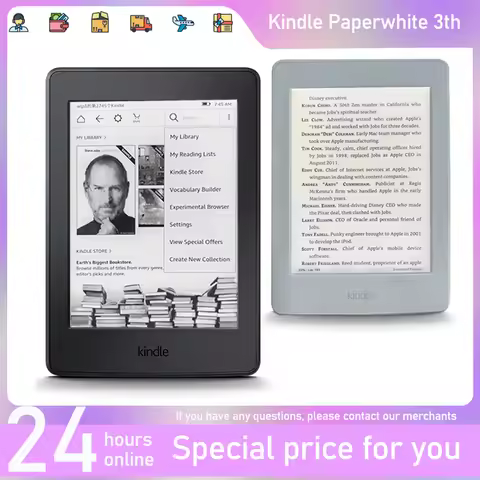 kindle Paperwhite 3th KPW3 Used With Backlight Ebook Reader Ereader E Reader e-ink Book for kindle