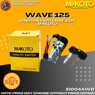WAVE 125 IGNITION SWITCH W/BOX "MAKOTO" (EI004AWB)