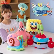 HW 40CM SpongeBob Plush Toy Doll Soft Stuffed Toy Children's Birthday Christmas Gift Decoration Patrick Star Squid