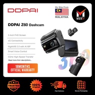 DDPAI Z60 Dash Cam | 4K + 2K + 1080P 3CH Recording | 4G Connectivity | Smart Voice Control