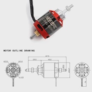 NEEBRC C3542 920KV 1400KV Outrunner Brushless Motor 2-4S for RC Plane Fixed-wing Glider Quadcopter F