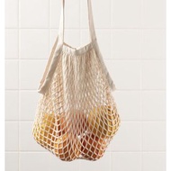 IKEA 同款網兜包  純棉網袋手提包  棉布袋 購物袋 環保袋便當袋 果蔬商超購物袋 編織收納袋