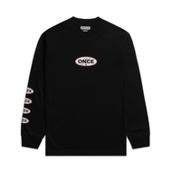Once LTD Cracking Black Longsleeve