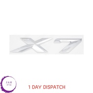 X7 REAR LETTERING LID TRUNK, BADGE, EMBLEM, XDRIVE SERIES, CHROME FOR BMW