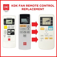 KDK Fan Remote Replacement V60WK, V56VK, K14Z9, K15Z9, R60VW, K15U2, Z60WS, K15Y6, U48FP, K12UX