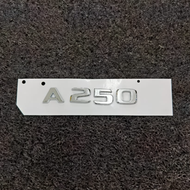 Mercedes Benz AMG Logo AMG Emblem A180 A200 A250 Silver Gloss Black Logo