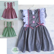 Ratu ️ PREMIUM ️ 014 REAL PIC ️ Children's DRESS 1 2 3 4 Years Old RUFFLE REMPEL Girls DRESS Cute Cl