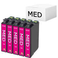 MED-M エプソン インク MED メダマヤキ EW-056A EW-456A プリンター インク EW056A EW456A 互換インク (合計5本) 目玉焼き インク