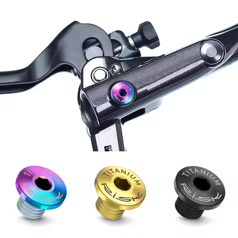2Pcs Bike Screws With Box Bicycle Brake Lever Bleed Titanium Screw Nuts Bolts For -Shimano M7000 800