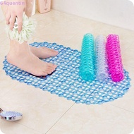 QUENTIN Anti-slip Mat Transparent Foldable Pad Bathroom Accessories Sucker Massage Bath Mat